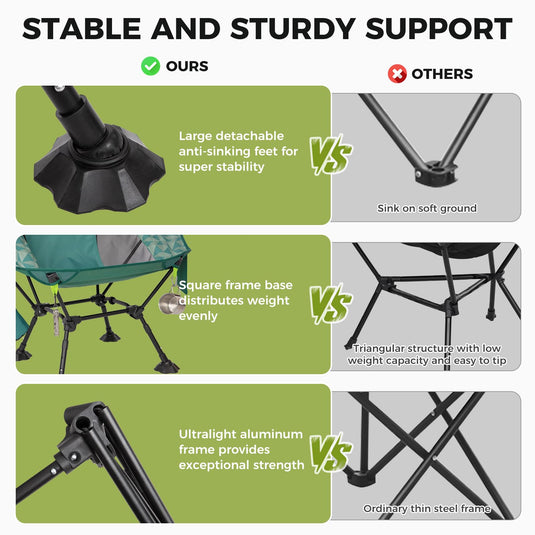 ATEPA UFO P30 Ultralight Camping Chair