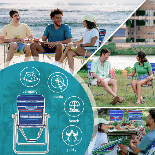 WEJOY Tall Beach Chair