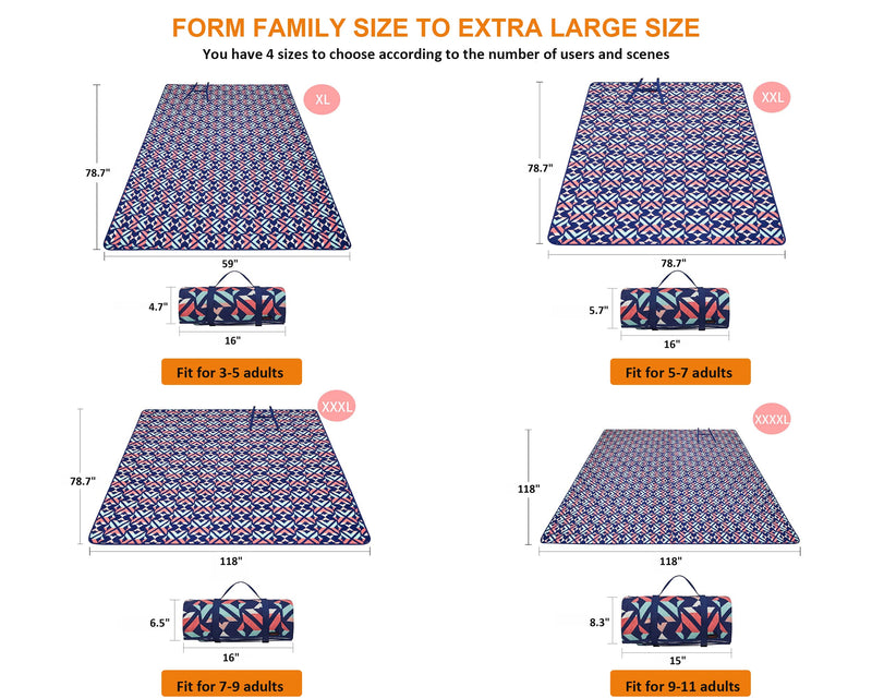 Load image into Gallery viewer, KingCamp ARIEL Picnic Rug Travel and Picnic Blanket
