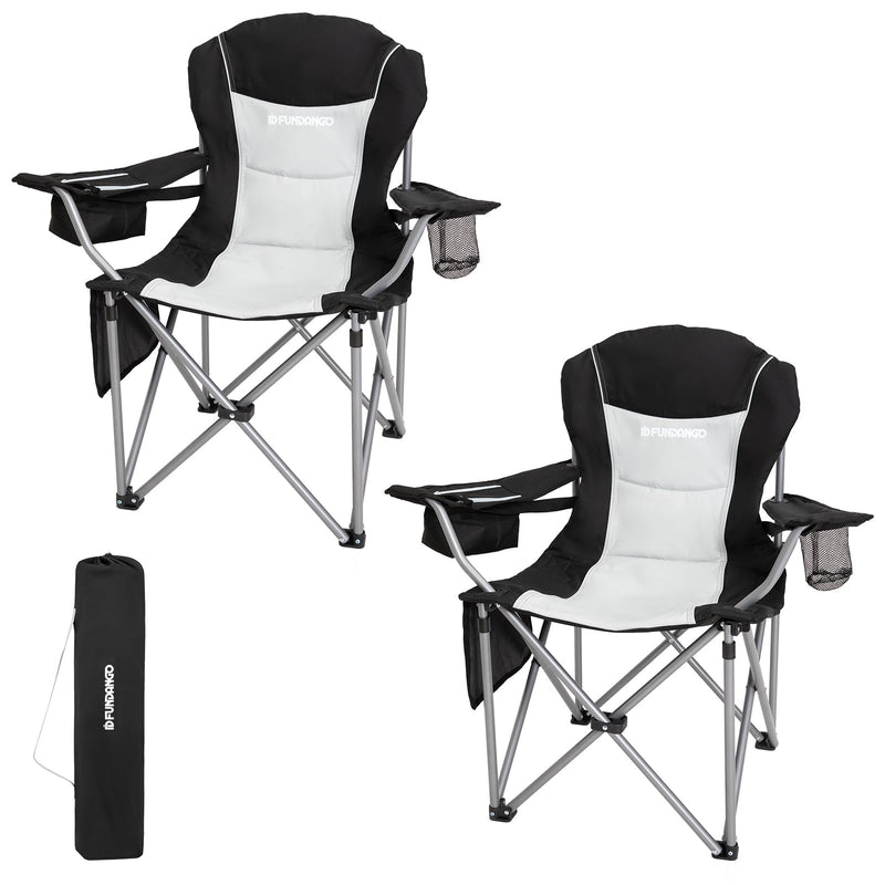 Load image into Gallery viewer, FUNDANGO Comfort Armschair Oversized Camping Chair

