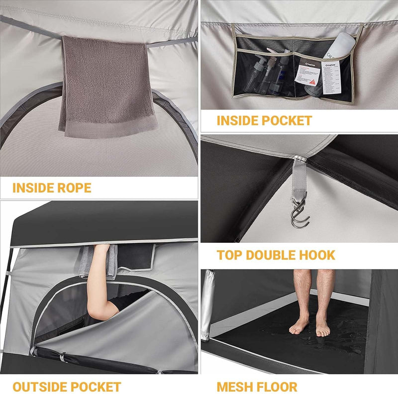 Load image into Gallery viewer, KingCamp MARASUSA Shower Tent 1 Room Privacy Shelter
