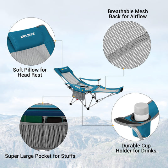 WEJOY FOLDING RECLINER CHA Folding Chair