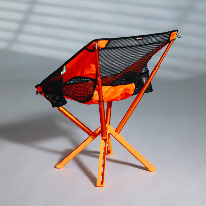 Load image into Gallery viewer, Sitpack Campster 2 Backpacking Chair, 5S Quick Set-up Lightweight Portable Camping Chair Folding Compact Small Beach Seat for Adults with Aluminum Frame &amp; Carry Bag for Outdoor Hiking Travel, Orange
