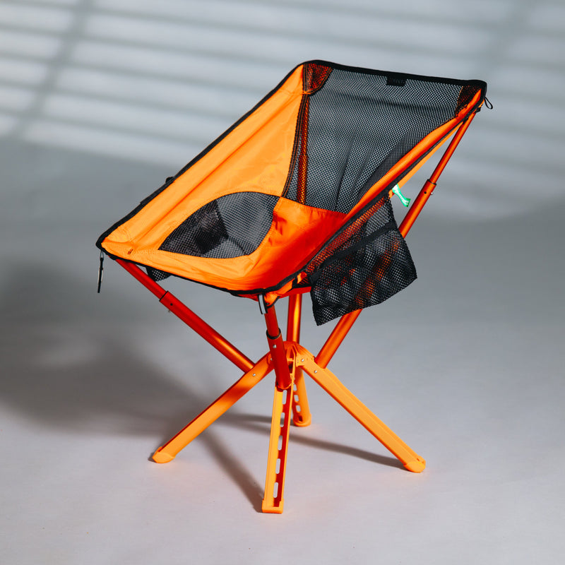 Load image into Gallery viewer, Sitpack Campster 2 Backpacking Chair, 5S Quick Set-up Lightweight Portable Camping Chair Folding Compact Small Beach Seat for Adults with Aluminum Frame &amp; Carry Bag for Outdoor Hiking Travel, Orange
