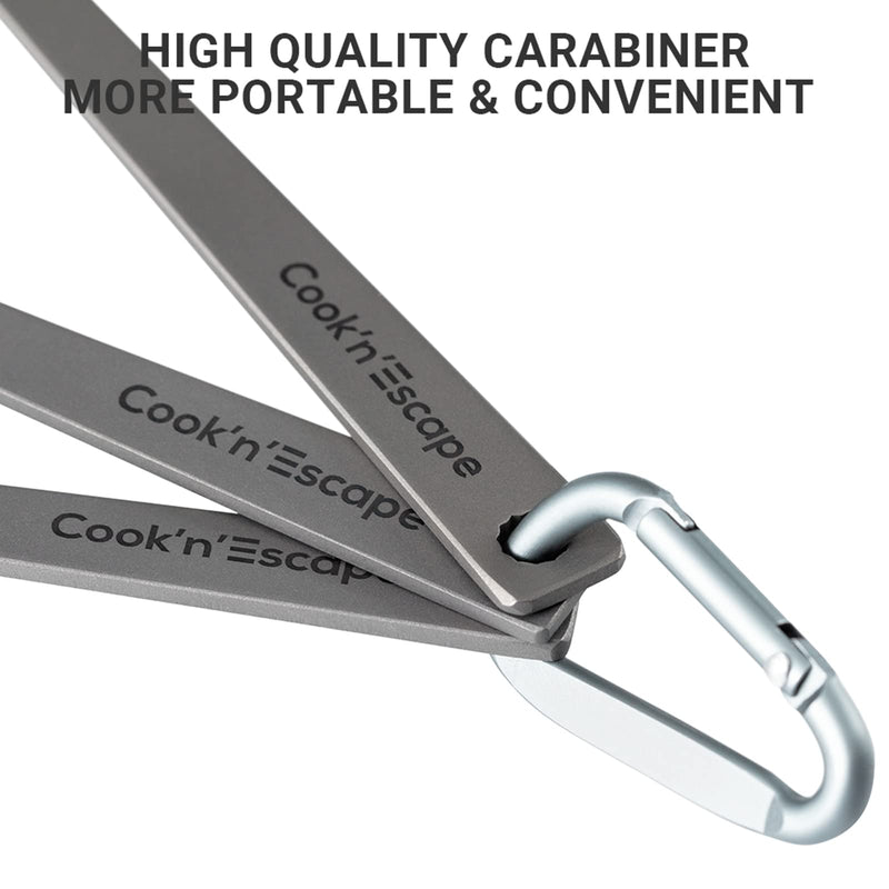 Load image into Gallery viewer, Cook'n'Escape Titanium Tableware Set Camping Cooking Utensils Set
