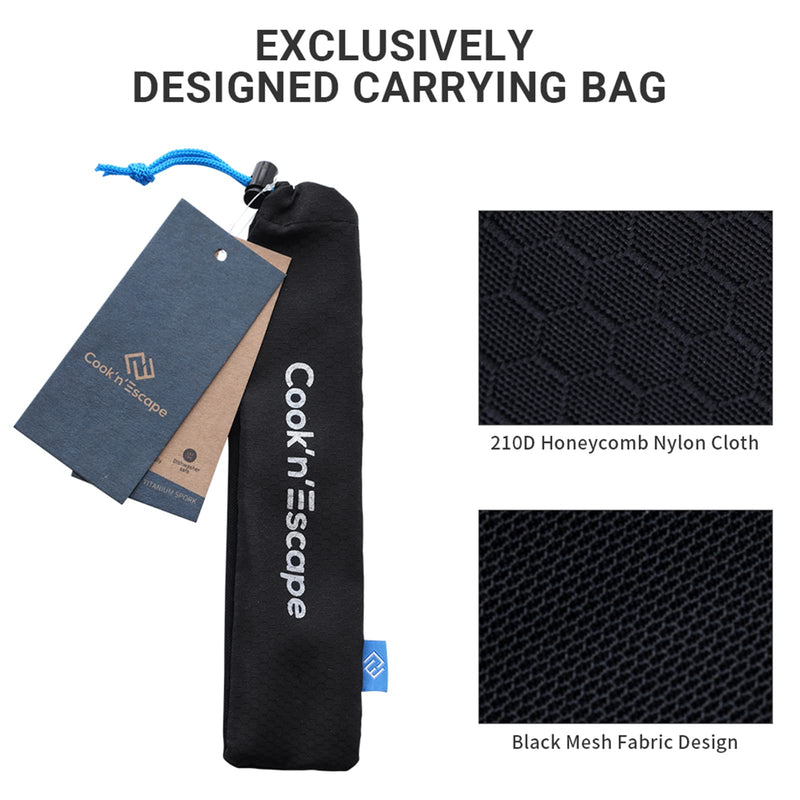 Load image into Gallery viewer, Cook'n'Escape Titanium Tableware Set Camping Cooking Utensils Set
