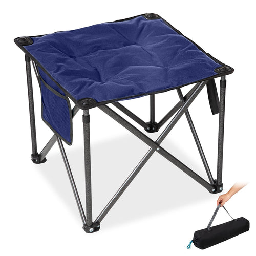 FUNDANGO Heavy-Duty Folding Camp Stool with Padded Seat
