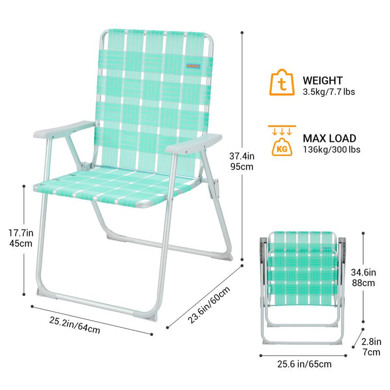 Load image into Gallery viewer, WEJOY South Molle Plus Beach Chair green
