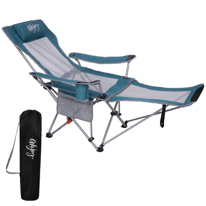 Load image into Gallery viewer, WEJOY 4-Position Reclining Camp Chair
