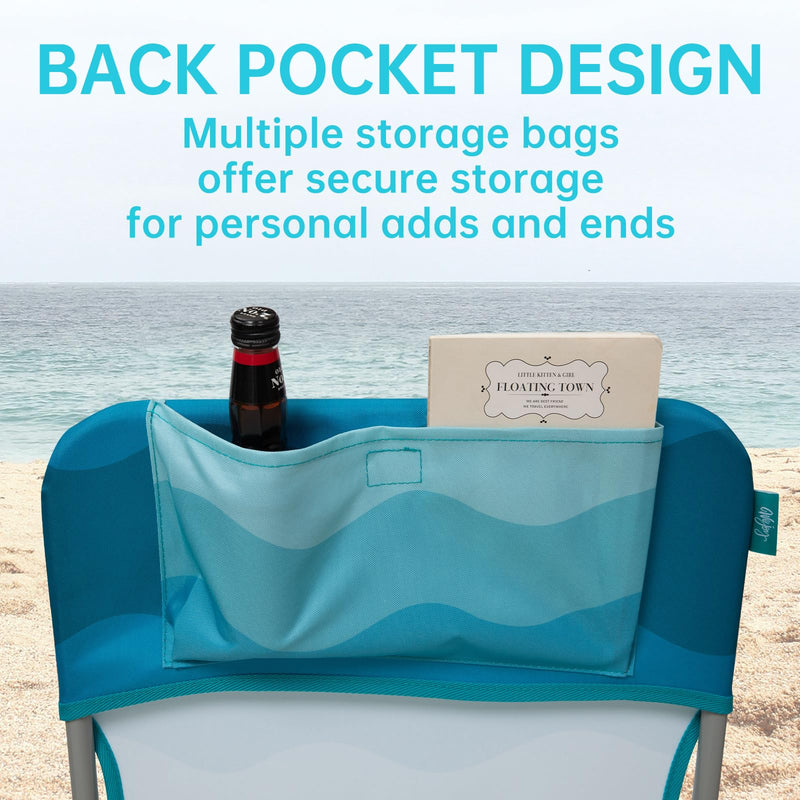 Load image into Gallery viewer, WEJOY Folding Beach Chair Outward Lawn Chair
