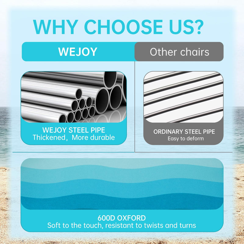 Load image into Gallery viewer, WEJOY Folding Beach Chair Outward Lawn Chair
