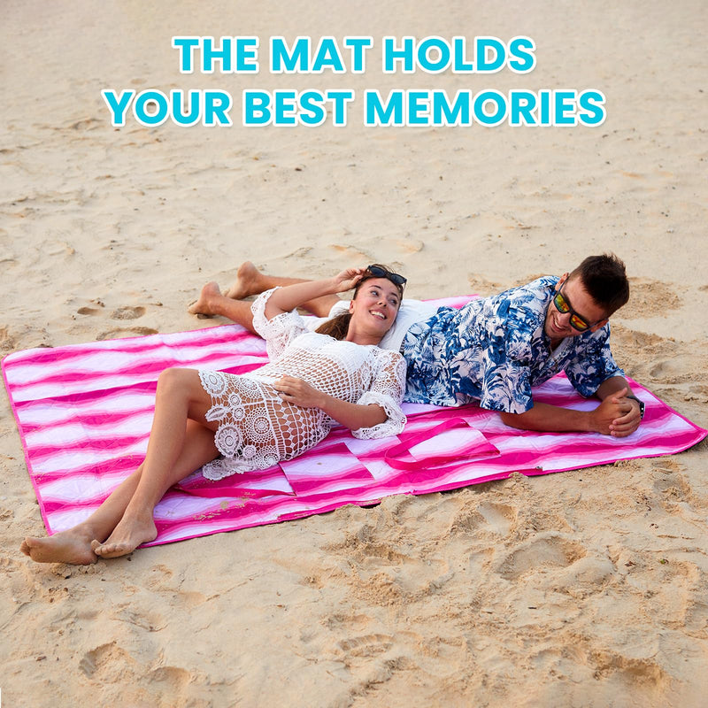 Load image into Gallery viewer, WEJOY Waterproof Picnic Blanket – Sandproof Beach Mat for 4 Adults
