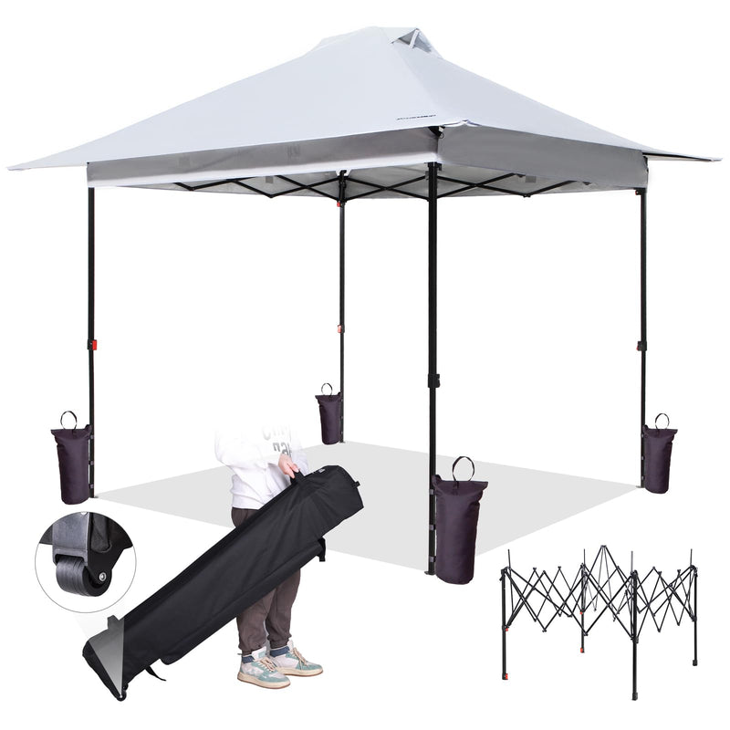 Load image into Gallery viewer, FUNDANGO Ultimate Outdoor Combo: 10x10ft Heavy-Duty Canopy Tent + 2 Rocking Camp Chairs
