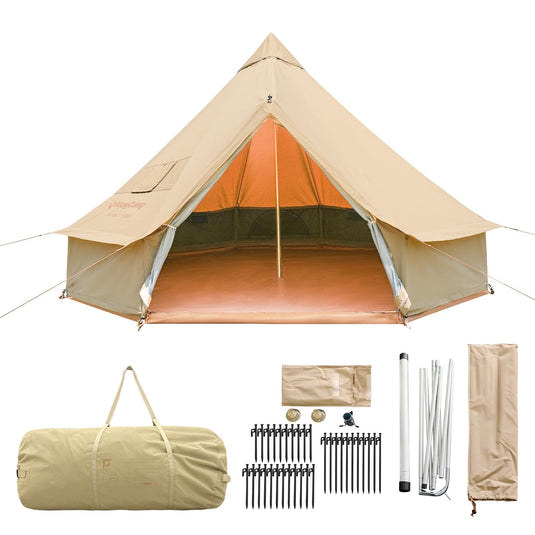 KingCamp KHAN 500 Canvas Bell Tents Spacious Hot Tent