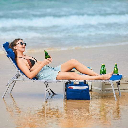 WEJOY Classic Lounge Chair Plus Beach Chair