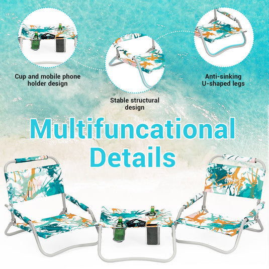 WEJOY Fully Folding Table and Chair Set