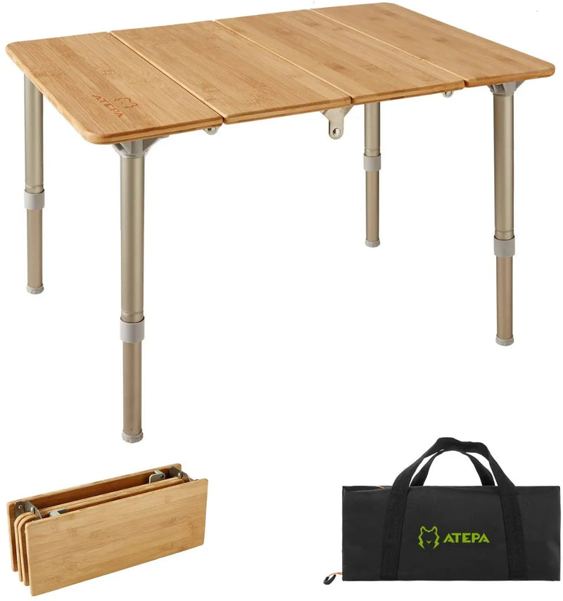 Load image into Gallery viewer, ATEPA BAMBOO 4-Folded Bamboo Table

