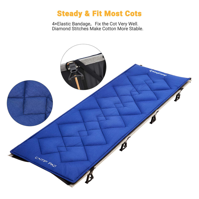 Load image into Gallery viewer, KingCamp Padded Mat Camp Pad For Most Cot
