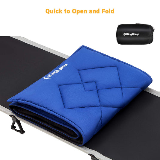KingCamp Padded Mat Camp Pad Quick to Open and Fold
