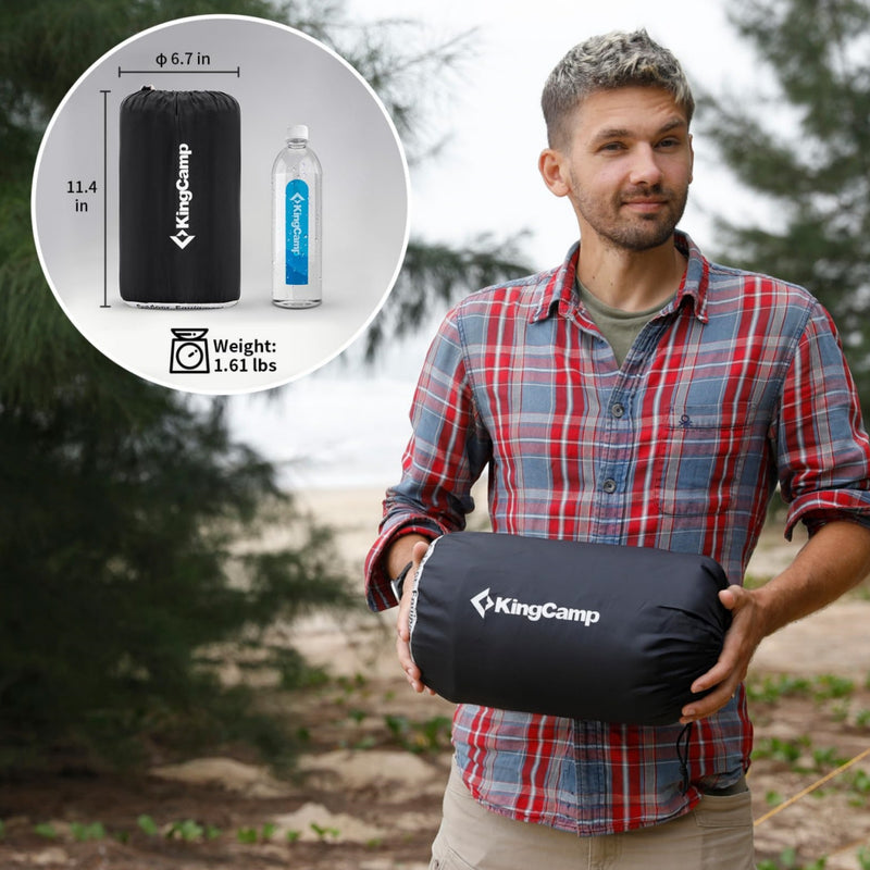 Load image into Gallery viewer, KingCamp Padded Mat CAMP PAD 500 Grey Made of Cotton
