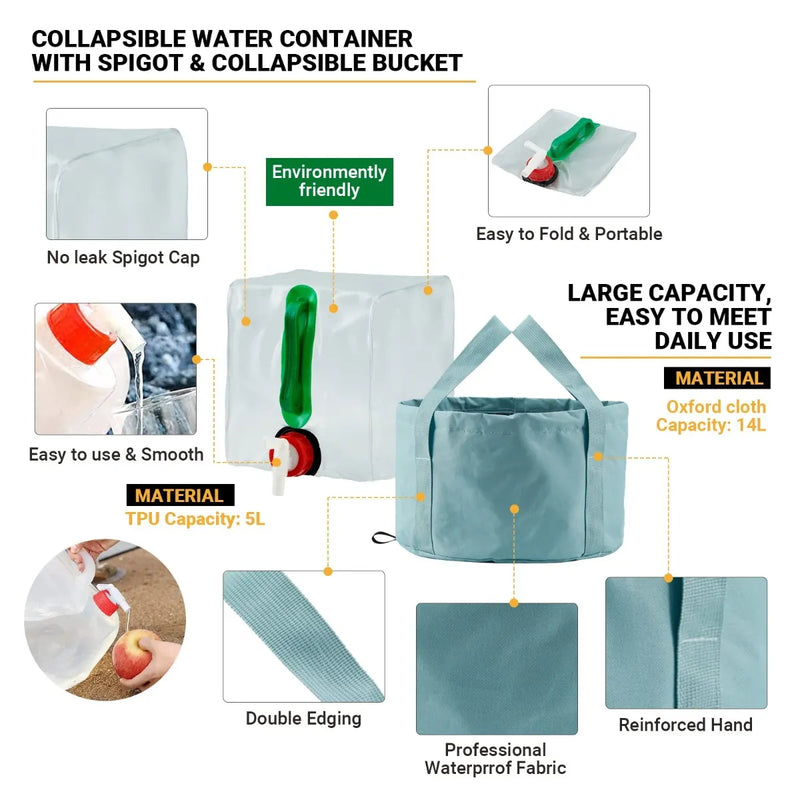 Load image into Gallery viewer, BULIN Camping Cookware C8N Lightweight Backpacking Cooking Set
