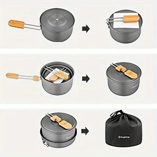 KingCamp NIGHTSTALKER Cookware Set Mess Tin