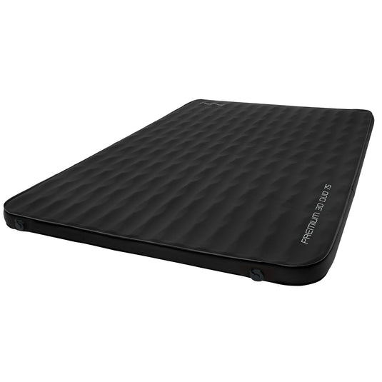 KingCamp Roll Up Camping Foam Pad Double Self-inflateble Pad Black