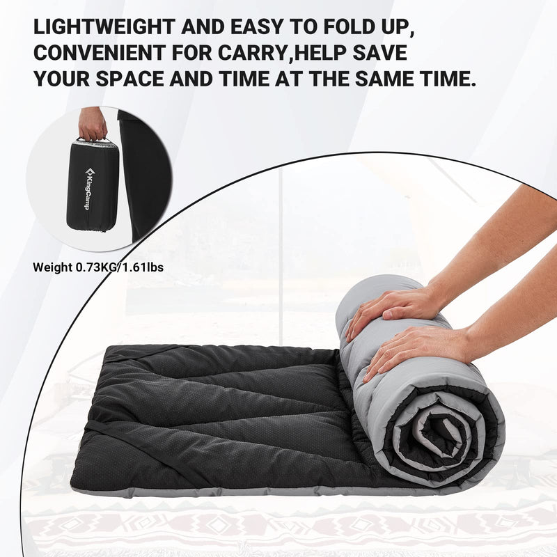Load image into Gallery viewer, KingCamp Lightweight Cot Mat Camping Sleeping Pad Grey
