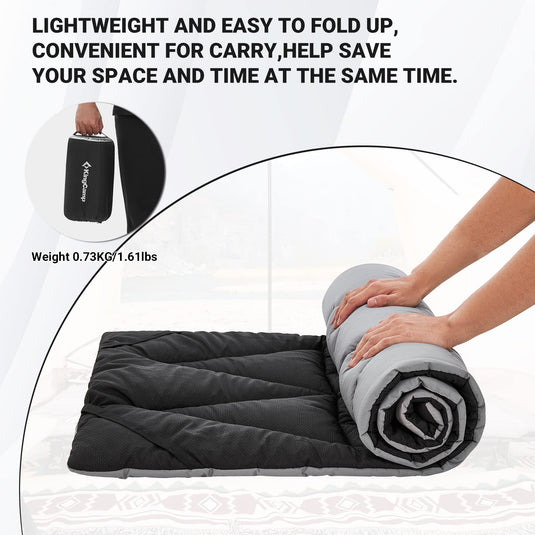 KingCamp Lightweight Cot Mat Camping Sleeping Pad Grey