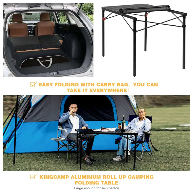 Load image into Gallery viewer, KingCamp Folding Outdoor Table Lightweight Aluminum Alloy Table
