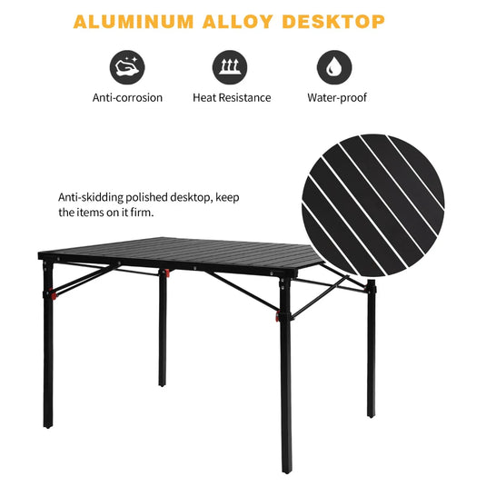 KingCamp Folding Outdoor Table Lightweight Aluminum Alloy Table