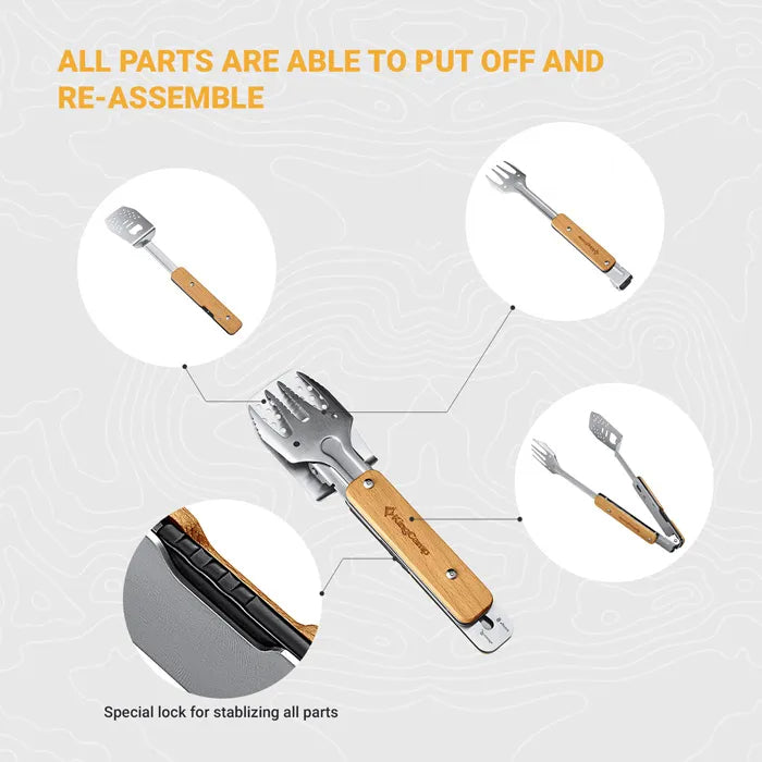 Load image into Gallery viewer, KingCamp SKYWALKER BBQ Tool
