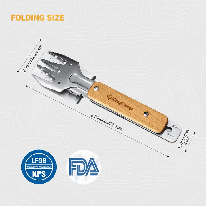 Load image into Gallery viewer, KingCamp SKYWALKER BBQ Tool
