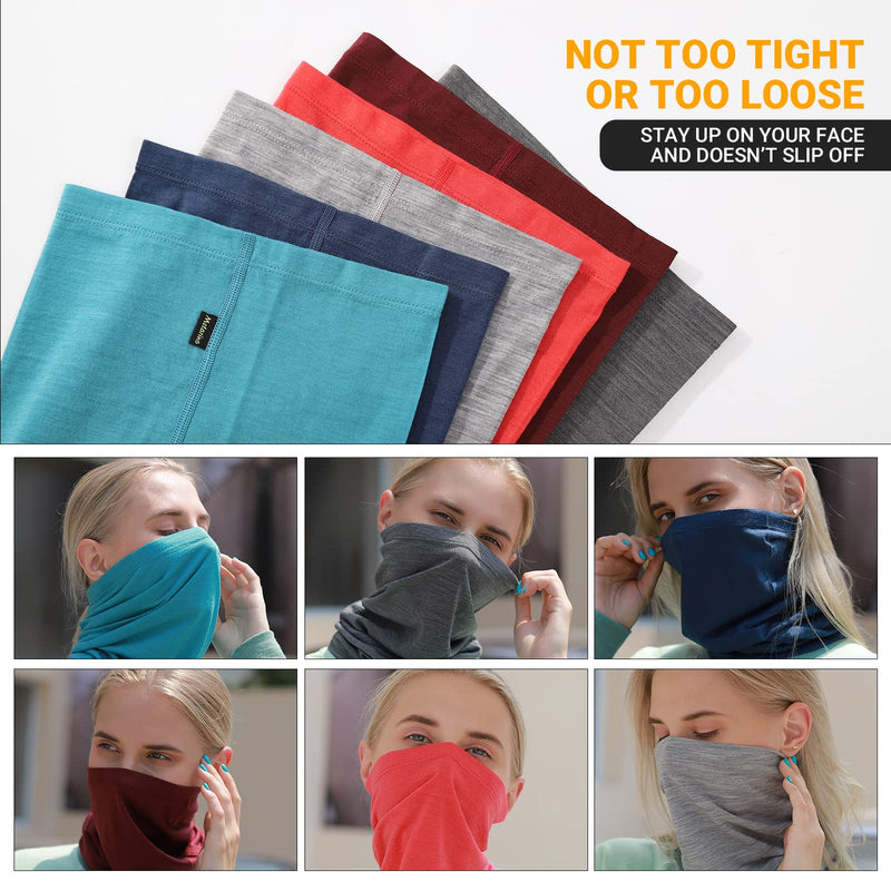 Load image into Gallery viewer, METARINO Neck gaiters Wool Neck Warmer Lightweight Face Mask

