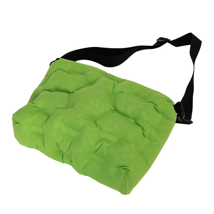 ATEPA Cloud AirBag 4-in-1 Inflatable Messenger Bag with Coffee Bean Print