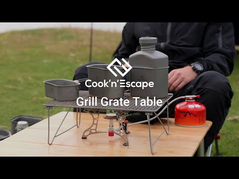 Load and play video in Gallery viewer, Cook&#39;n&#39;Escape POR-TABLE Titanium Grill

