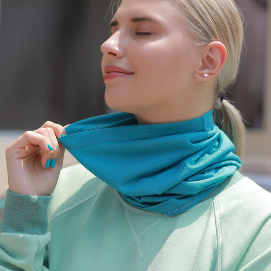 METARINO Neck gaiters Wool Neck Warmer Lightweight Face Mask