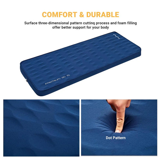 KingCamp PREMIUM 3D 7.5 Single Self-inflateble Pad