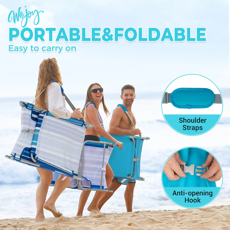 Load image into Gallery viewer, WEJOY Premium 5-Position Adjustable Chaise Lounge Tanning SunBathing Lounge Chair
