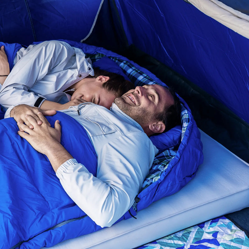 Load image into Gallery viewer, KingCamp PREMIUM Double 7.5 cm Thick Self-Inflating Camping Mattress R Value 7.5
