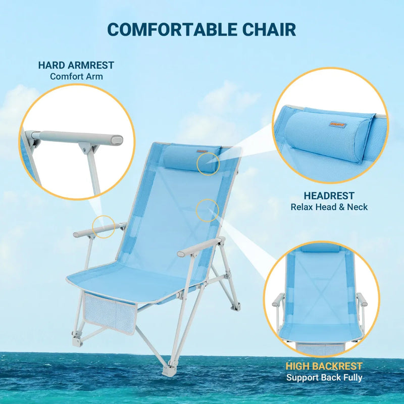 Load image into Gallery viewer, WEJOY Daydream 5 Position Beach Chair
