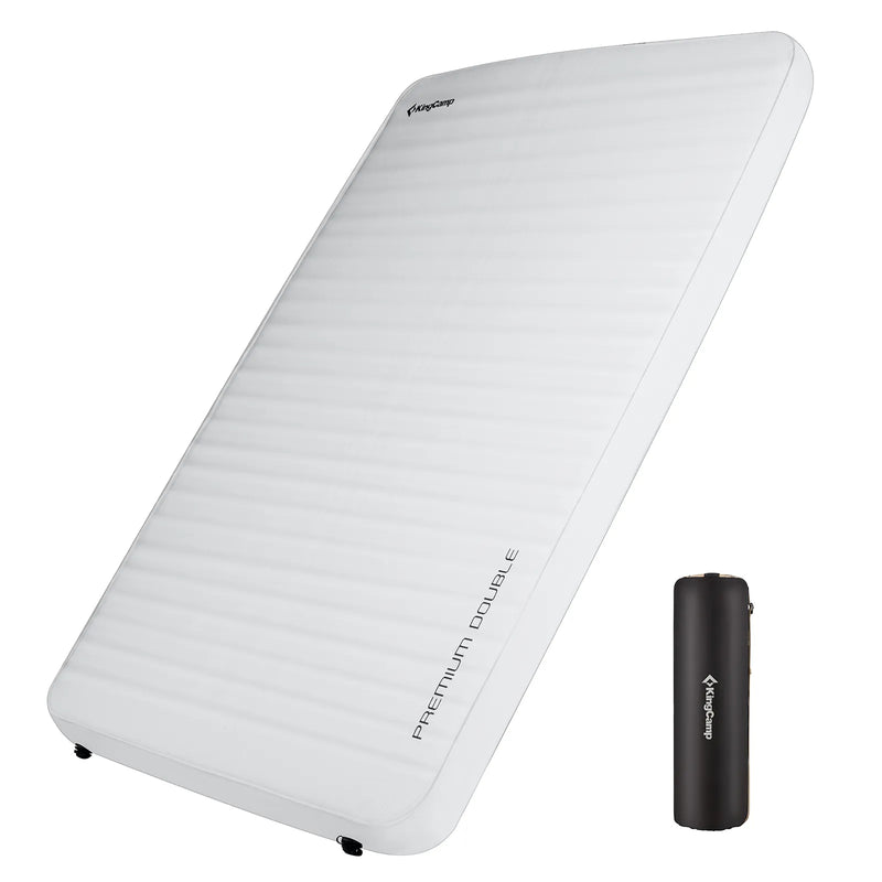 Load image into Gallery viewer, KingCamp PREMIUM Double 7.5 cm Thick Self-Inflating Camping Mattress R Value 7.5
